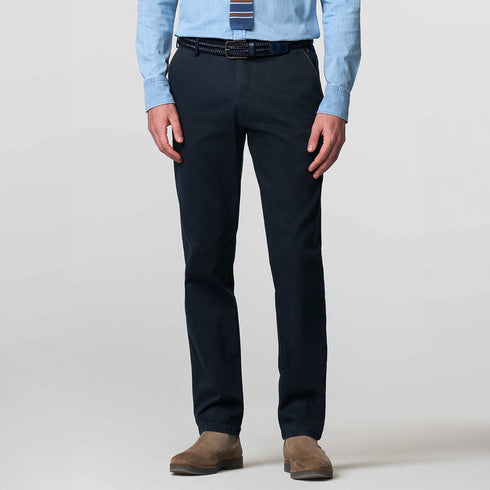 Meyer Cotton Chino Blue